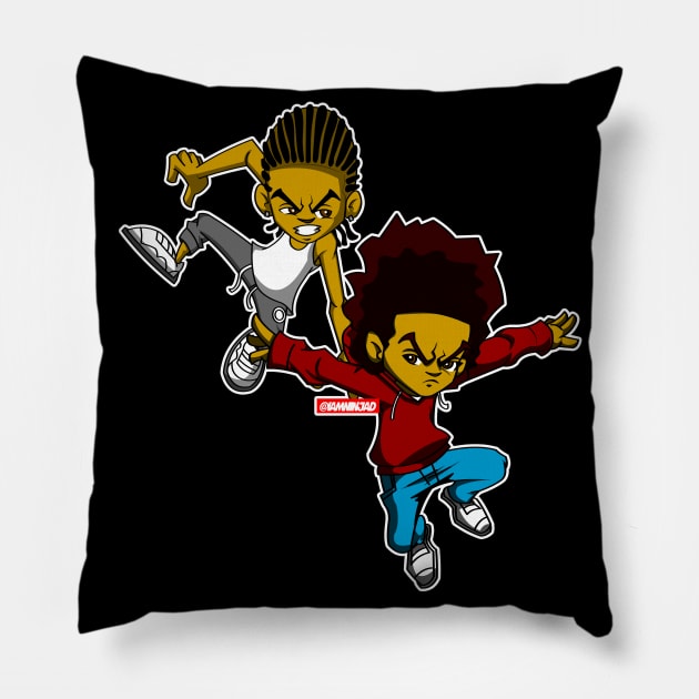 The Freeman Bros. Pillow by IamNinjaD