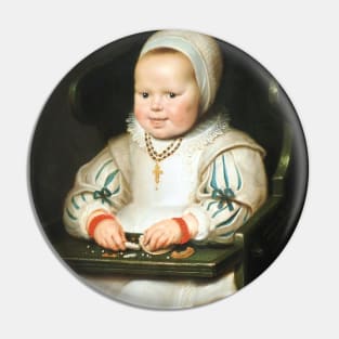 Portrait of Susanna de Vos, the Painter's Third Daughter by Cornelis de Vos Pin