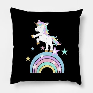 Rainbow Unicorn Pillow