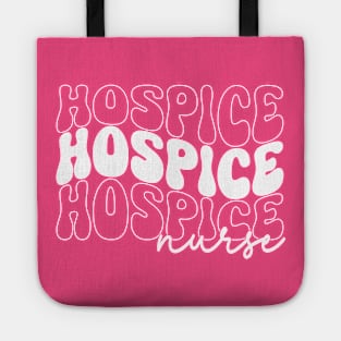 Retro Hospice Nurse Week Groovy Appreciation Day For Women Work Tote