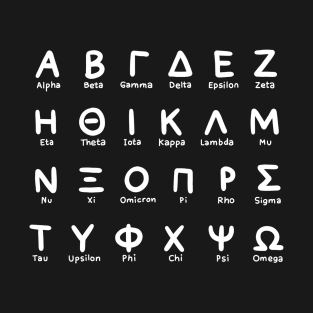 Greek Alphabet T-Shirt