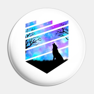 Howling Wolf Pin