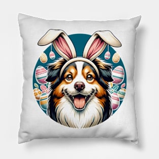 Taiwan Dog Celebrates Easter with Bunny Ears Joy Pillow