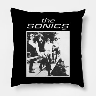 The sonics Classic B&W Pillow