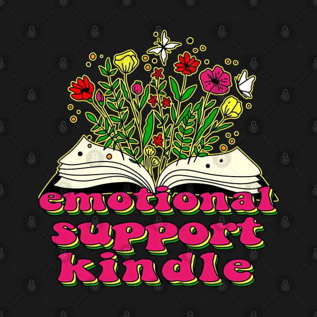 emotional support kindle groovy book lovers by masterpiecesai
