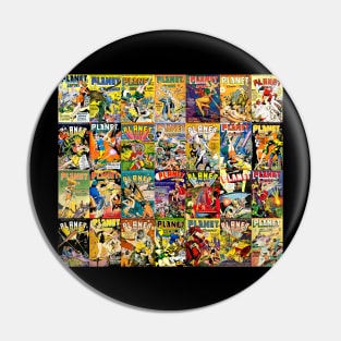 PLANET COMICS COLLAGE Pin