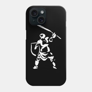 Knight With Shield And Sword Phone Case