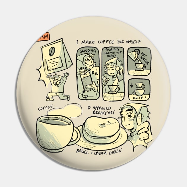 I MAKE COFFEE FOR MYSELF Pin by HERU BOSS MURAI