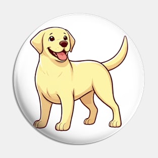 enchanting Yellow Labrador Retriever Pin