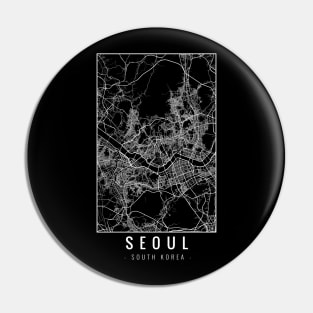 Seoul South Korea Minimalist Map Pin