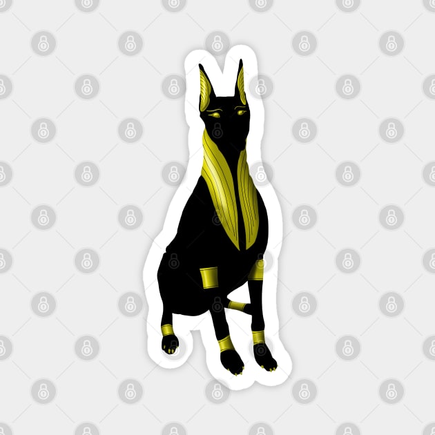 Anubis Magnet by Kristal Stittle