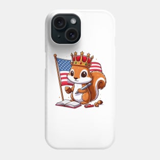 A Whimsical Tribute to American Culture in Cartoon Style Phone Case