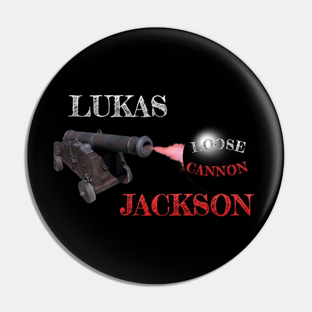 Lukas Jackson “Loose Cannon” Pin by WWA Backyard Wrestling