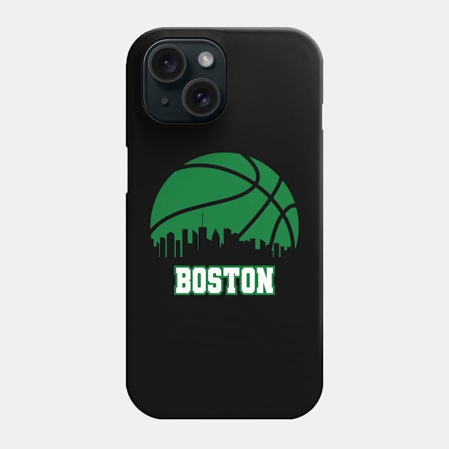 Boston Basketball Retro Phone Case by Jurou