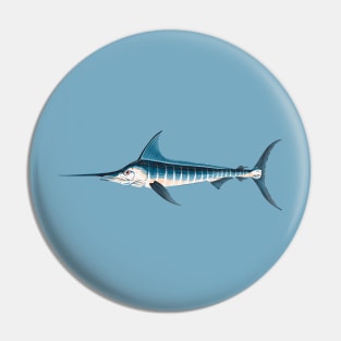 Stripped Marlin Pin