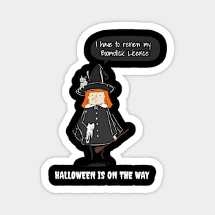 Halloween Witch Magnet