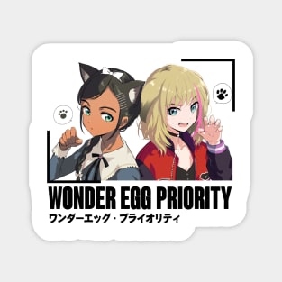 Wonder Egg Priority, Neiru Aonuma and Rika Kawai Magnet