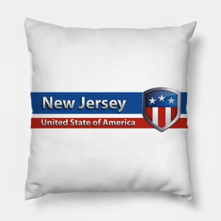 New Jersey - United State of America Pillow