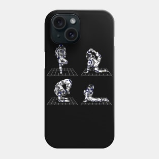 Space Astronaut Yoga Poses Phone Case