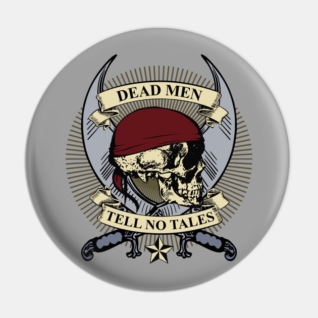 Vintage Pirate Pin by TCP