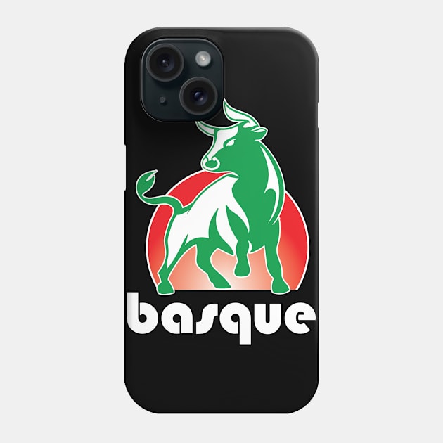 Aatxe - The Basque Bull - Basque design Basque Pride graphic Phone Case by Vector Deluxe