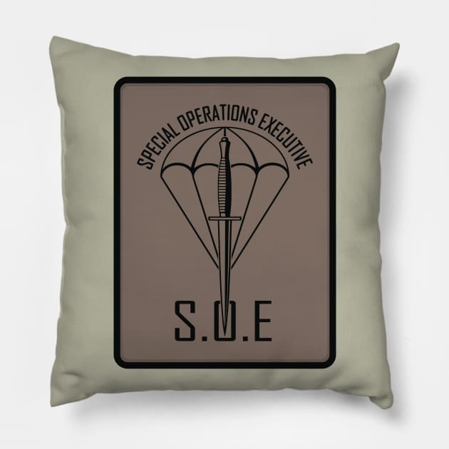 S.O.E. Special Operations Executive Pillow by Firemission45