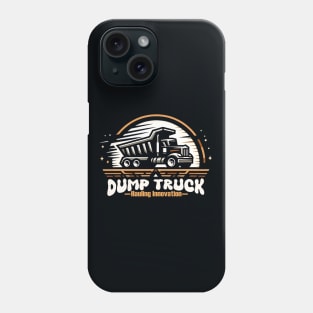 dump truck hauling innovation Phone Case