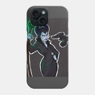 Maleficent Sketch Phone Case