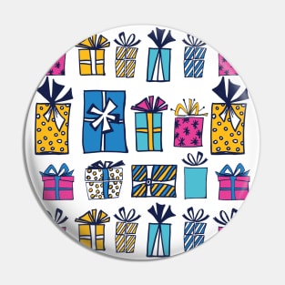 Cute Cartoon Christmas Gifts Pin