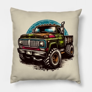 Retro Truck Pillow