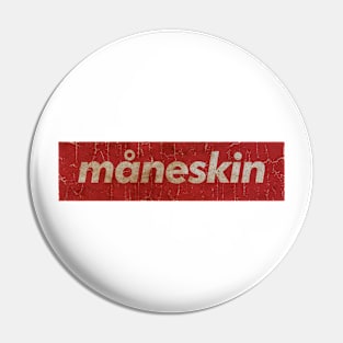 Måneskin - RECTANGLE RED VINTAGE Pin