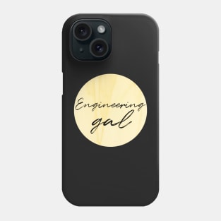 Engineering Gal Yellow Phone Case