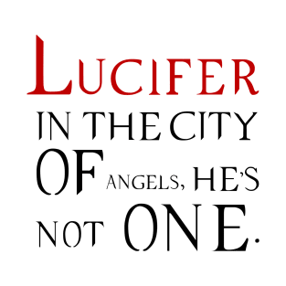 Lucifer, In the city of angels T-Shirt