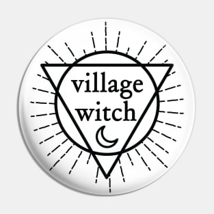 Village Witch - Black Pin