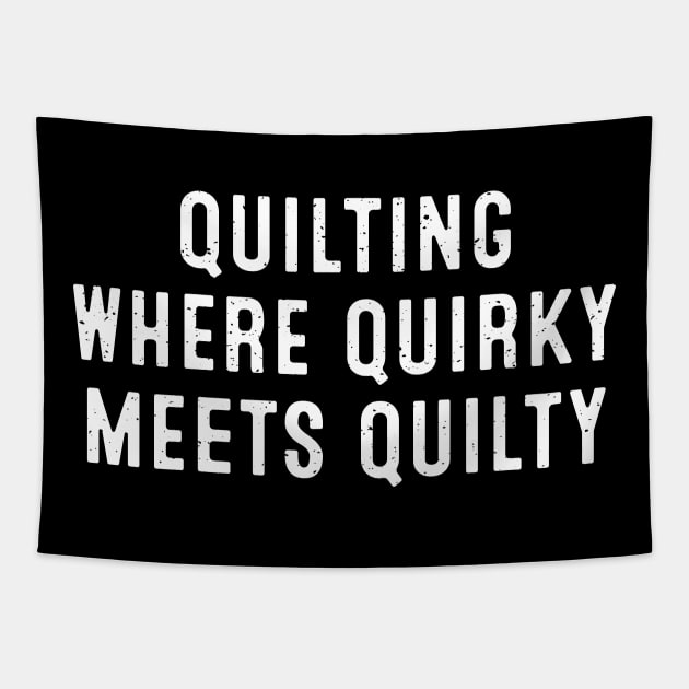 Quilting Where Quirky Meets Quilty Tapestry by trendynoize