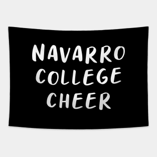 Navarro College Cheer (Black) Tapestry