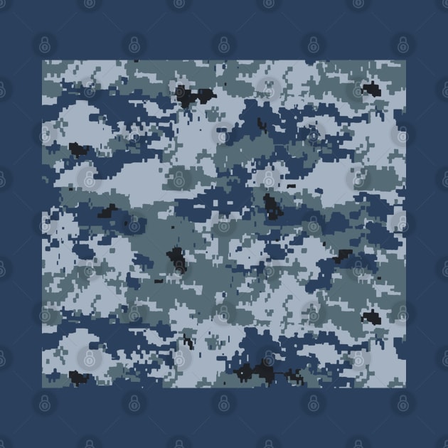 Navy Digital Camouflage by Scar