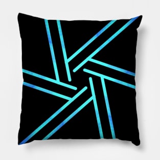 Geometric hex Pillow