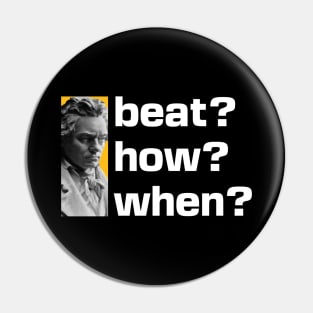 Beethoven funny Pin