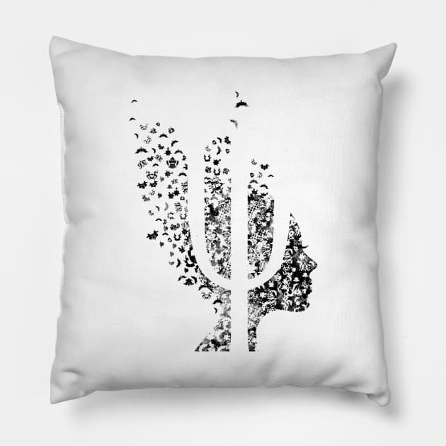 Mind and psychology Pillow by RosaliArt