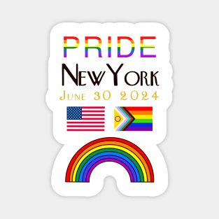 Pride New York 2024 Magnet