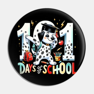 101 Days Of School Back To School Dog Lovers Pin