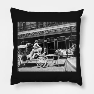 Mule Drawn Carriage Pillow