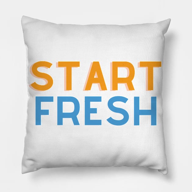 Start Fresh Pillow by safecommunities