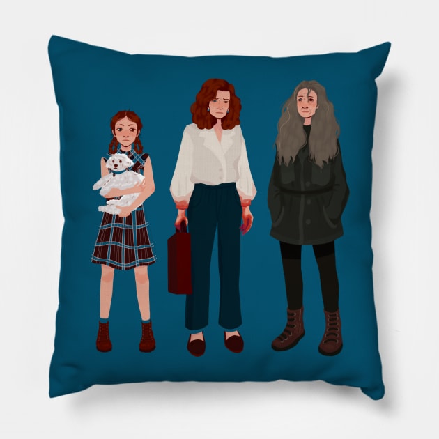 Claudia Tiedemann Pillow by Vivian Ostrander