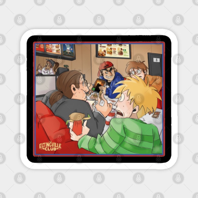 Eltingville Club Magnet by Kelo