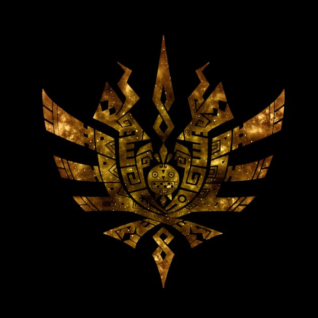 Monster Hunter 4 Ultimate - Logo (Galaxy Design) by Kamurata