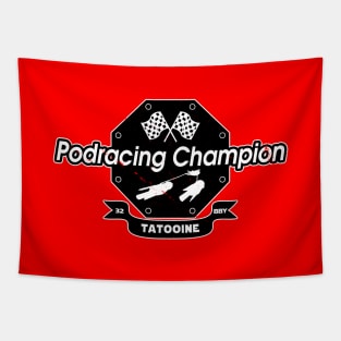 Podracing Champion Sci-fi Racing Competition B Tapestry