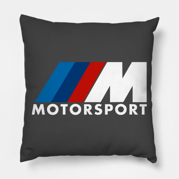 Bmw motorsport m series Pillow by creative.z