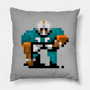 16-Bit Lineman - Miami (Throwbacks) Pillow